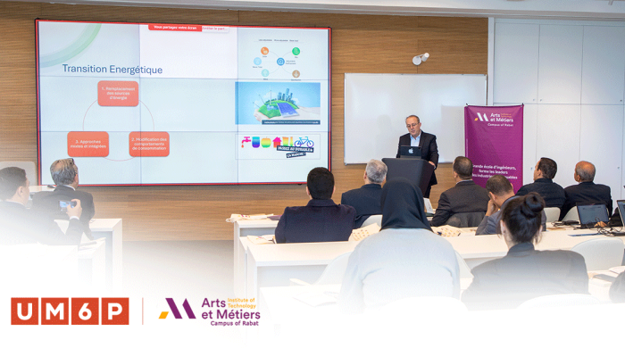Arts et Métiers campus de Rabat a organisé une conférence sur la transition énergétique